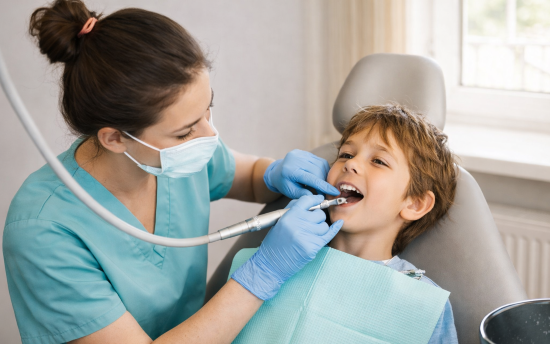 Igiene dentale professionale per bambini